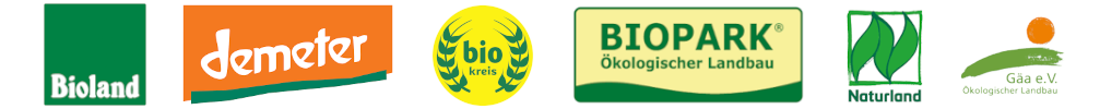 Die Logos verschiedener Bio-Verbände Die Logos verschiedener Bio-Verbände